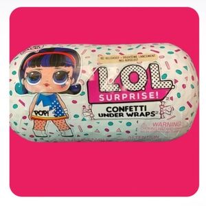 LOL SURPRISE CONFETTI UNDER WRAPS re-release NEW & SEALED 15 surprises